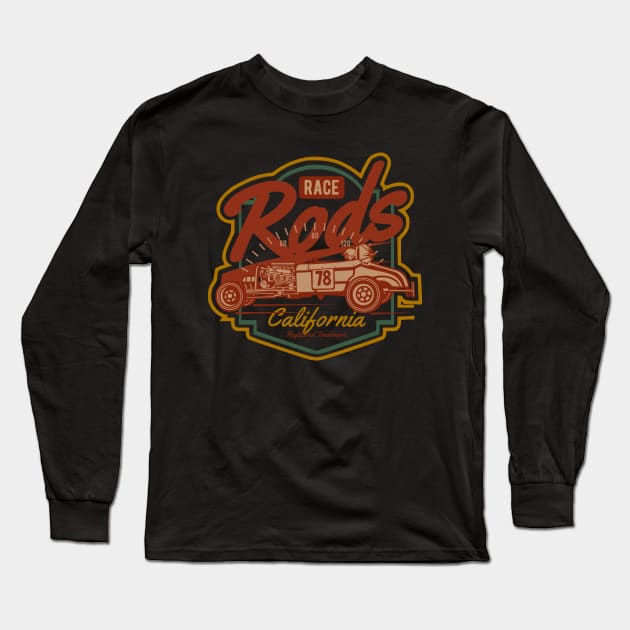 Race Rods California Long Sleeve T-Shirt by SpaceWiz95